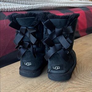 UGG Kids’ Bailey Bow II Water Resistant Genuine Shearling Boot